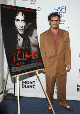 Johnny Depp at event of The Libertine (2004)