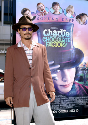 Johnny Depp at event of Carlis ir sokolado fabrikas (2005)