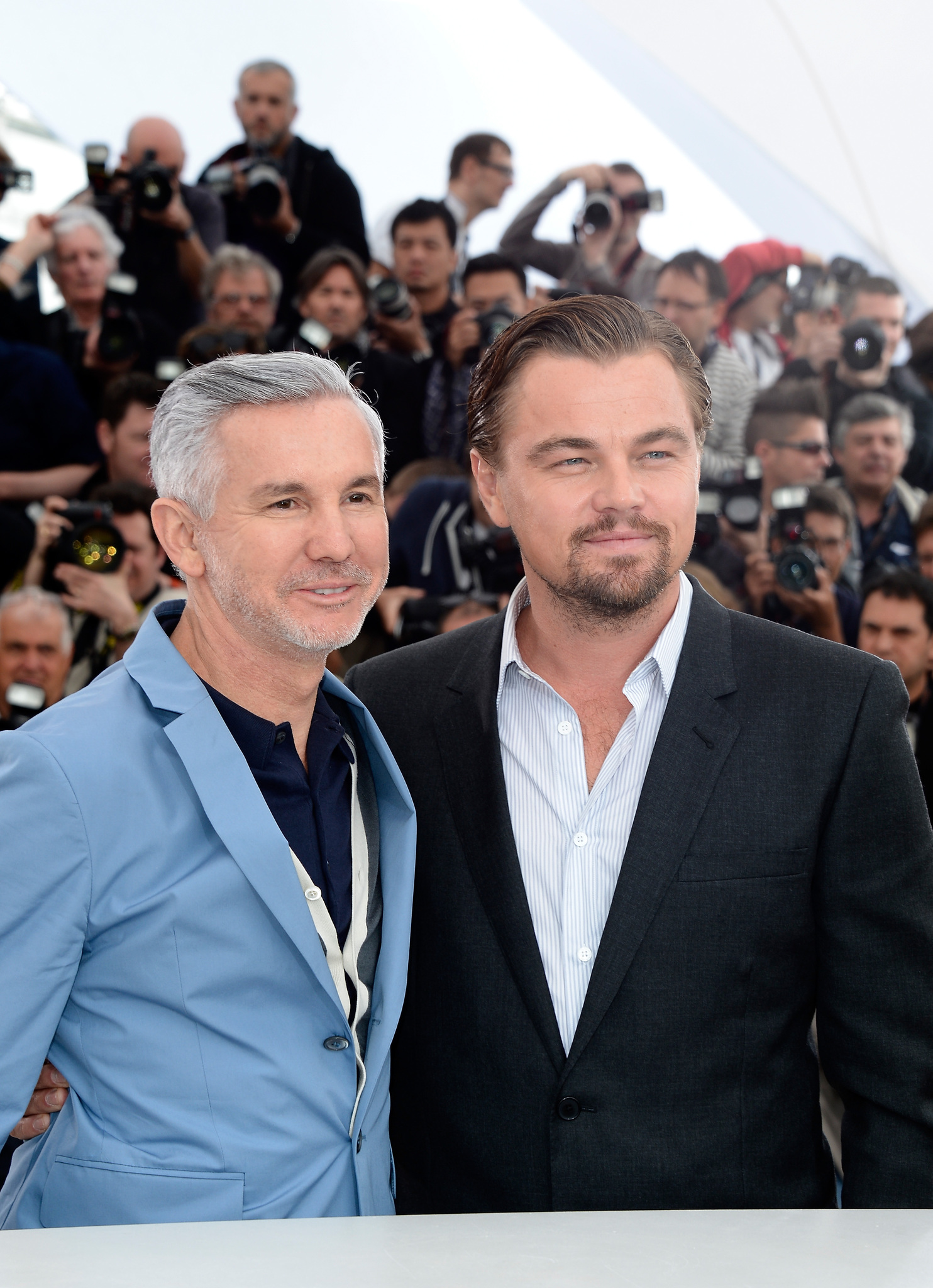 Leonardo DiCaprio and Baz Luhrmann at event of Didysis Getsbis (2013)