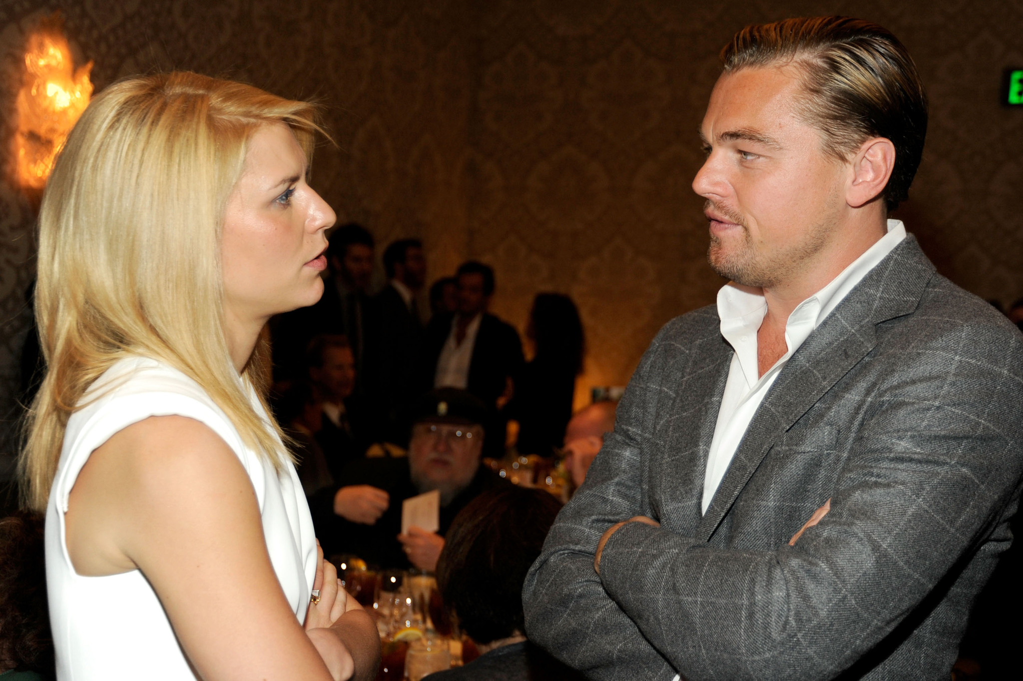 Claire Danes and Leonardo DiCaprio