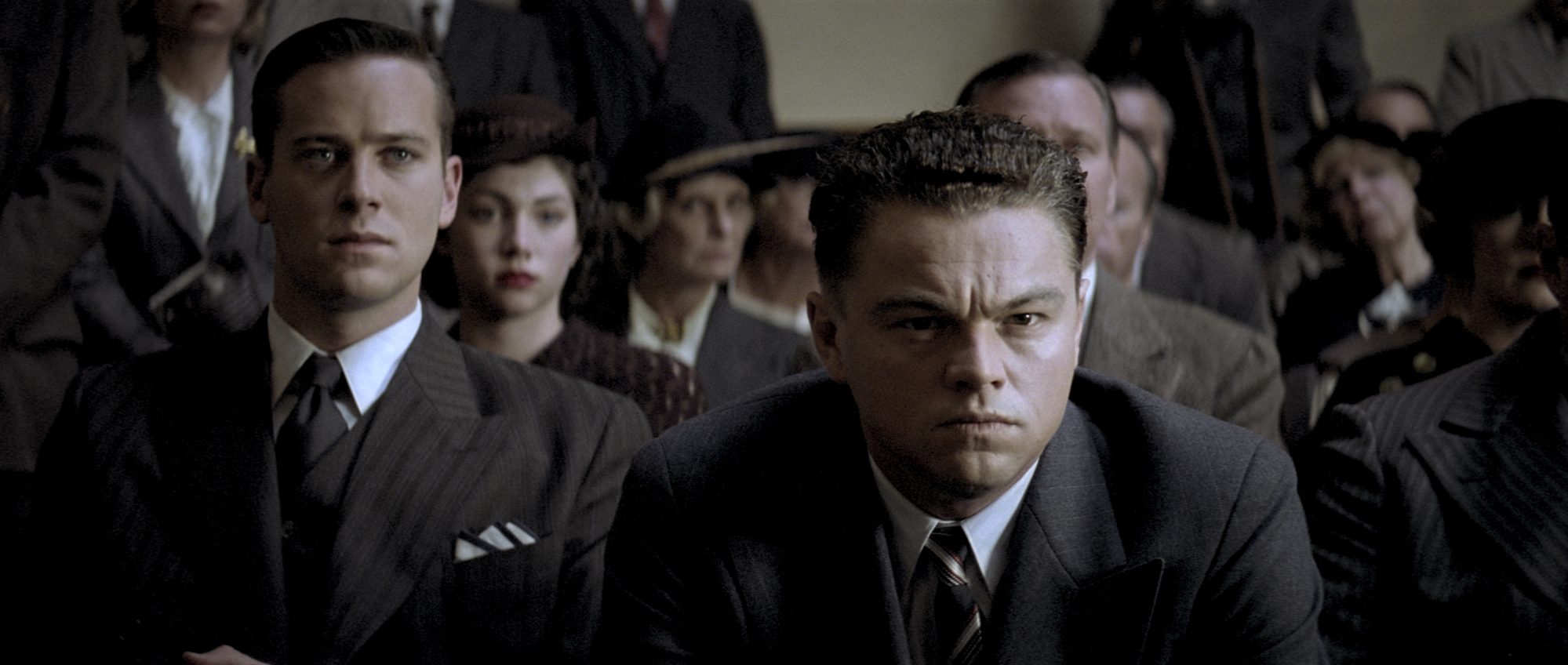 Still of Leonardo DiCaprio and Armie Hammer in J. Edgar (2011)