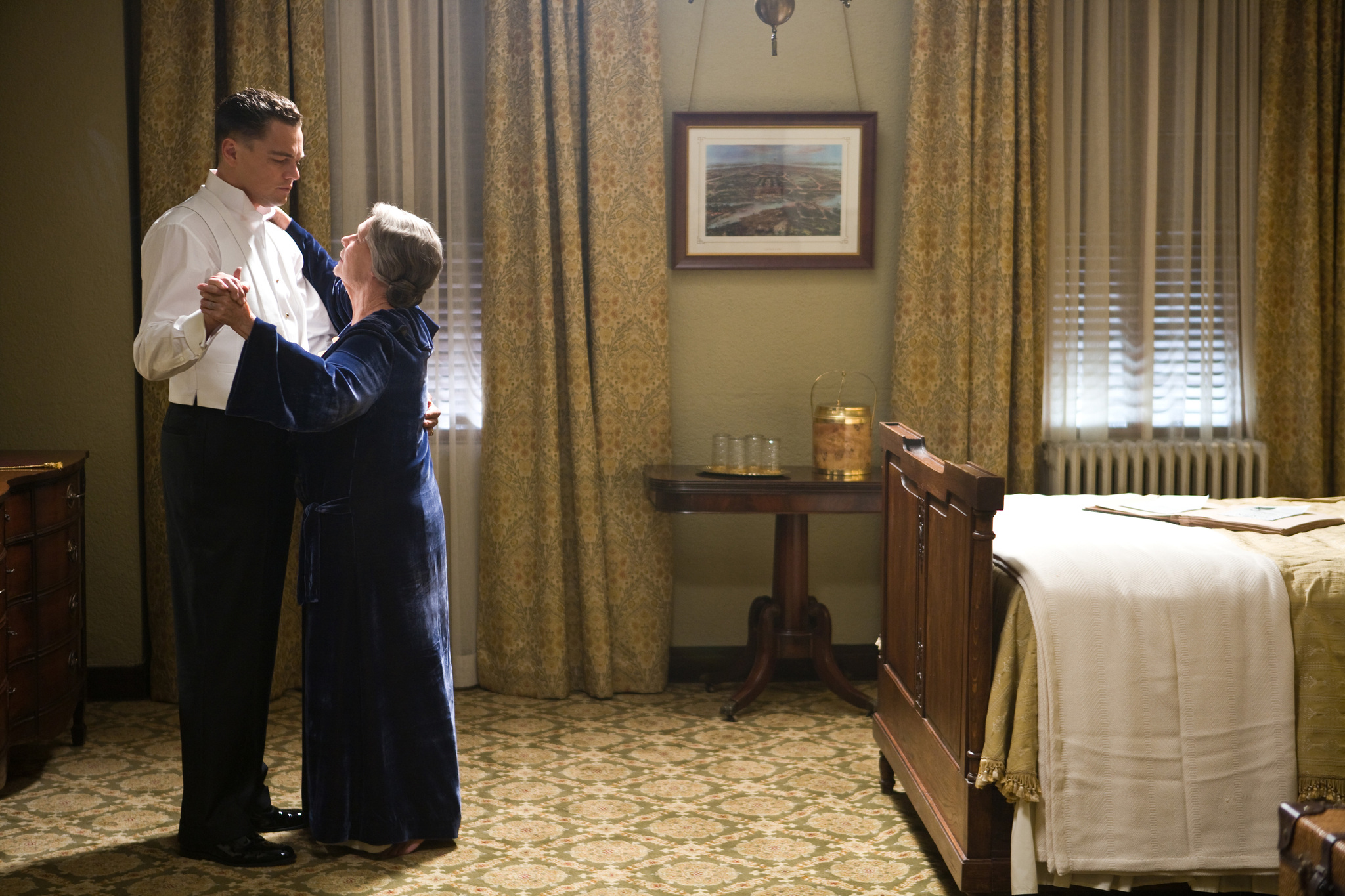 Still of Leonardo DiCaprio and Judi Dench in J. Edgar (2011)