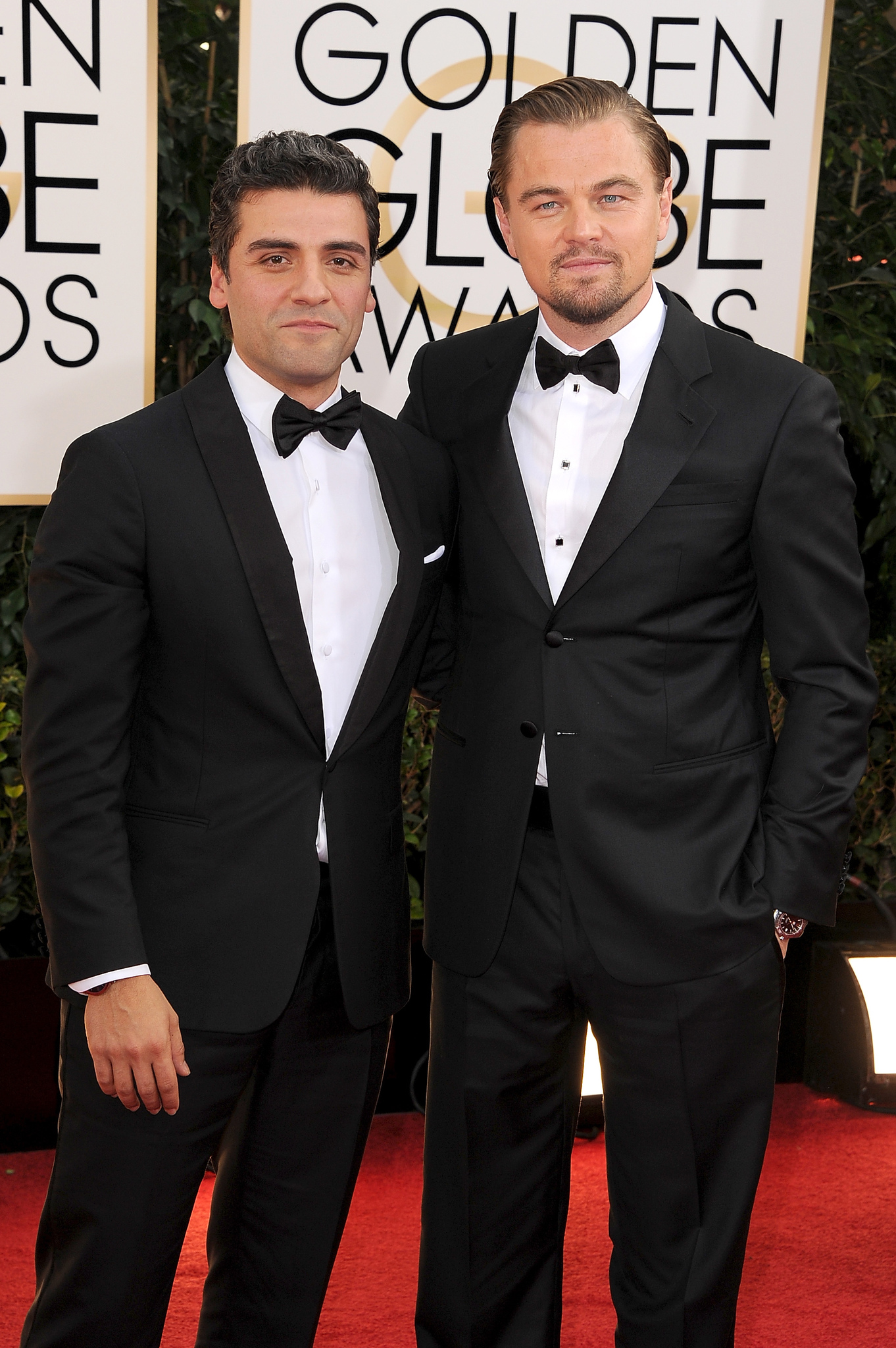 Leonardo DiCaprio and Oscar Isaac