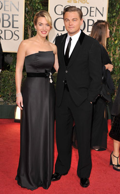 Leonardo DiCaprio and Kate Winslet at event of The 66th Annual Golden Globe Awards (2009)