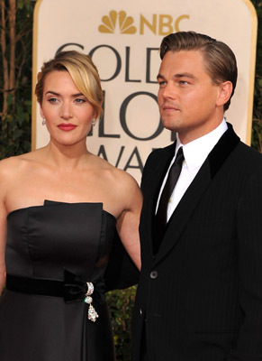 Leonardo DiCaprio and Kate Winslet at event of The 66th Annual Golden Globe Awards (2009)