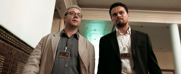 Still of Russell Crowe and Leonardo DiCaprio in Melo pinkles (2008)