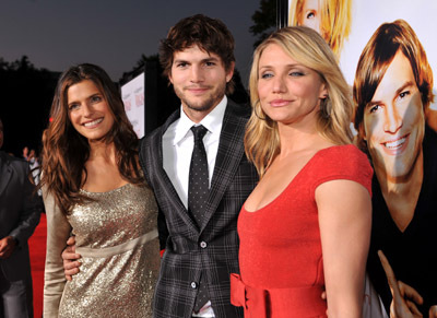 Cameron Diaz, Ashton Kutcher and Lake Bell at event of What Happens in Vegas (2008)