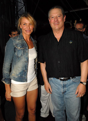 Cameron Diaz and Al Gore