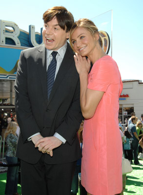 Cameron Diaz and Mike Myers at event of Srekas treciasis (2007)