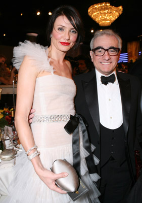 Cameron Diaz and Martin Scorsese