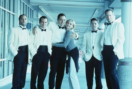 Cameron Diaz, Christian Slater, Jeremy Piven, Jon Favreau, Leland Orser and Daniel Stern in Very Bad Things (1998)