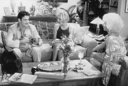 Still of Cameron Diaz, Matt Dillon and Lin Shaye in There's Something About Mary (1998)