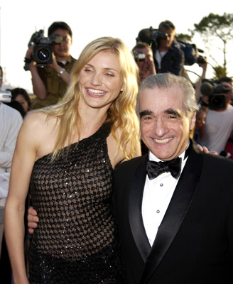 Cameron Diaz and Martin Scorsese at event of Niujorko gaujos (2002)