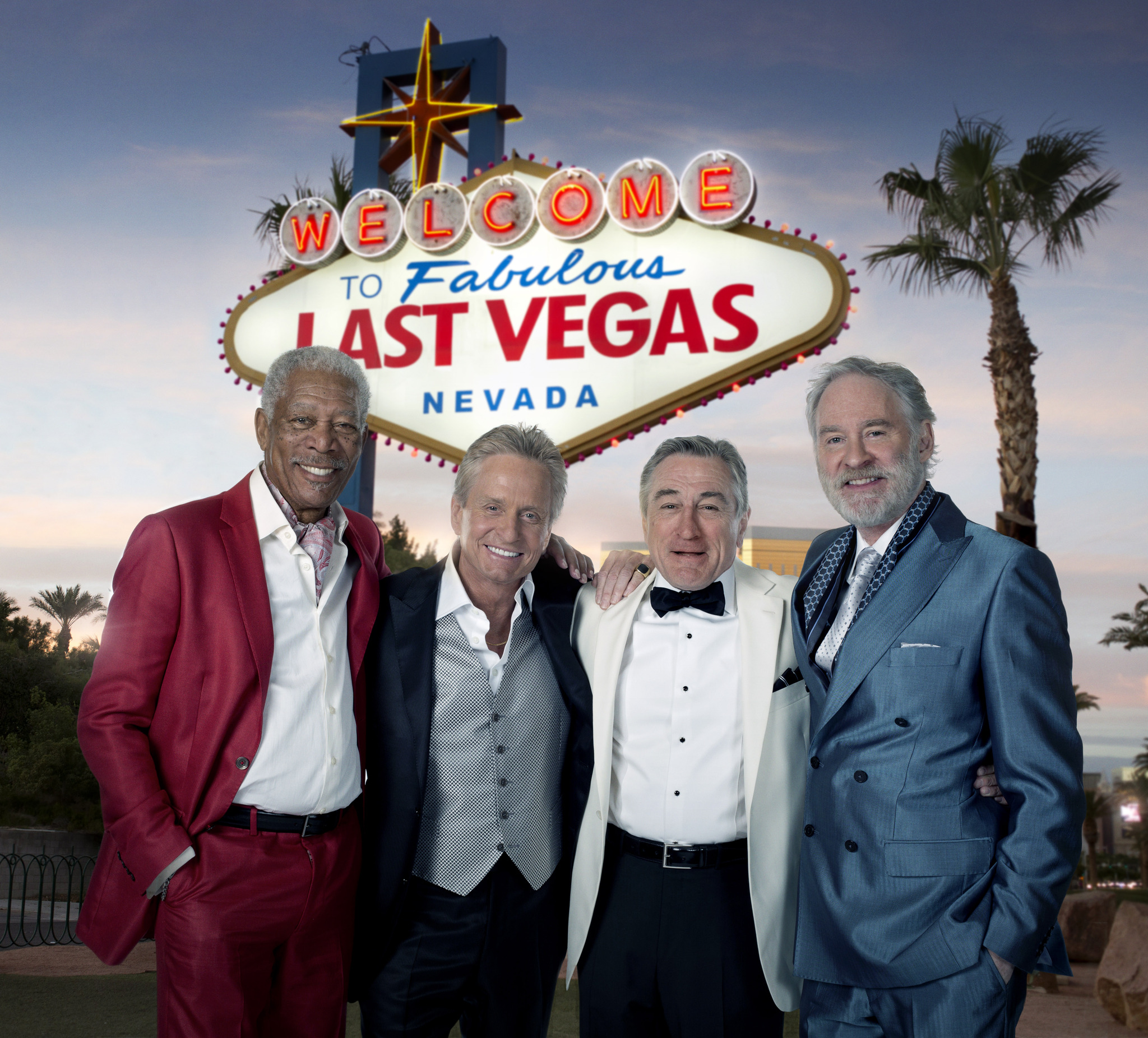 Robert De Niro, Michael Douglas, Morgan Freeman and Kevin Kline in Paskutini karta Las Vegase (2013)