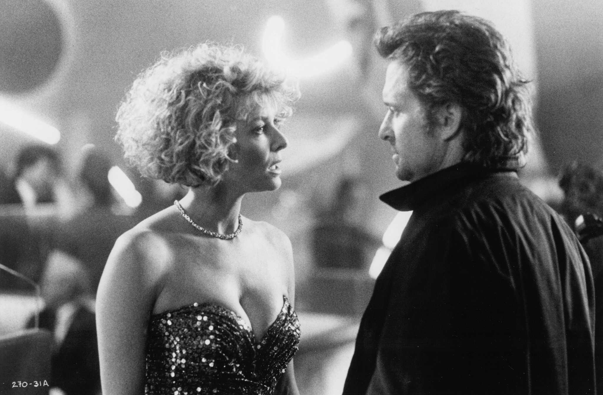 Still of Michael Douglas and Kate Capshaw in Black Rain (1989)