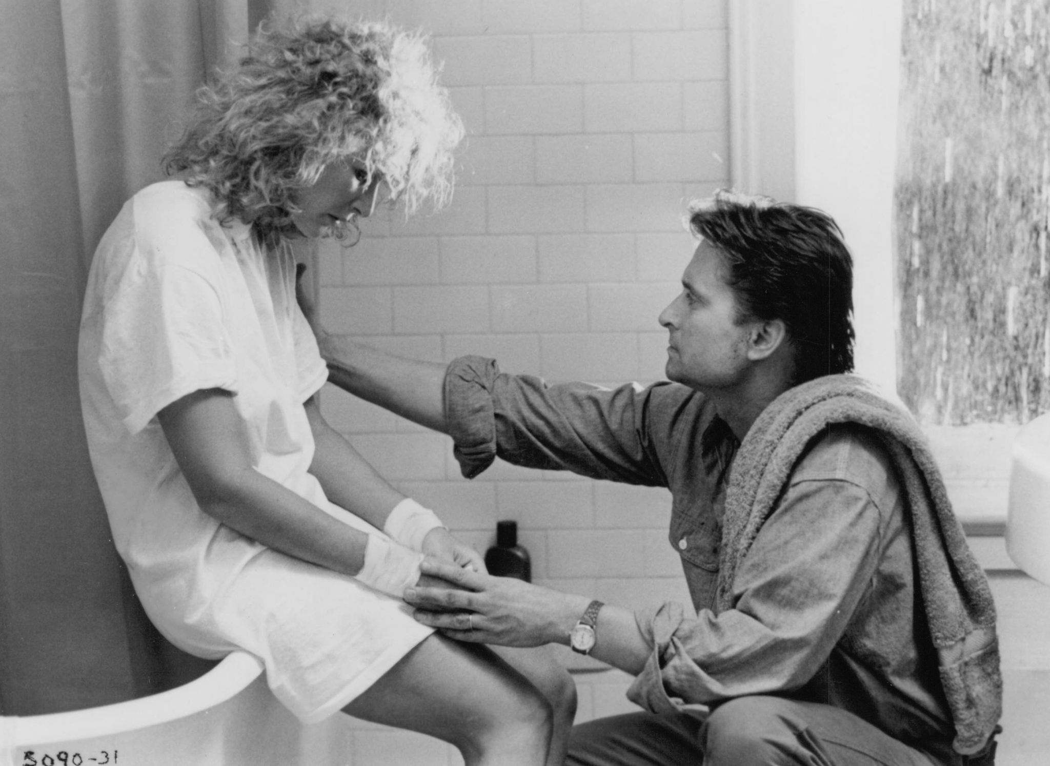 Still of Michael Douglas and Glenn Close in Fatal Attraction (1987)