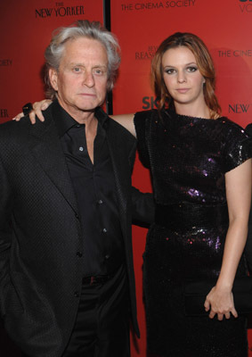 Michael Douglas and Amber Tamblyn at event of Beyond a Reasonable Doubt (2009)