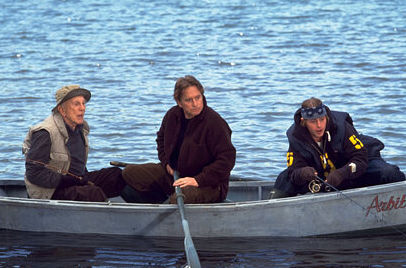 Still of Kirk Douglas, Michael Douglas and Cameron Douglas in It Runs in the Family (2003)