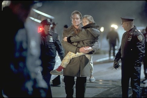 Still of Michael Douglas and Skye McCole Bartusiak in Don't Say a Word (2001)