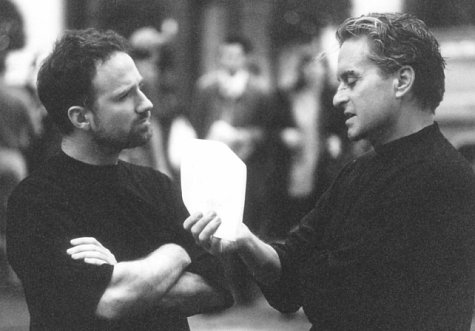 Michael Douglas and David Fincher in The Game (1997)