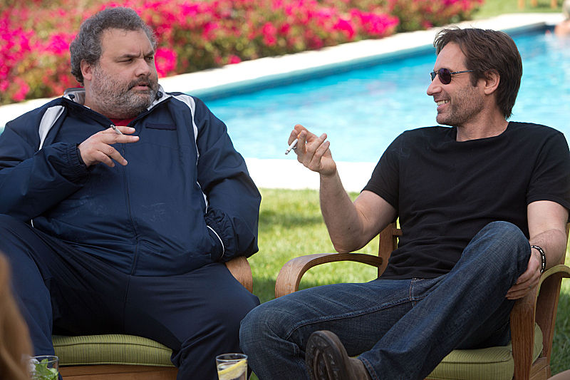 Still of David Duchovny and Artie Lange in Nuodemingoji Kalifornija (2007)