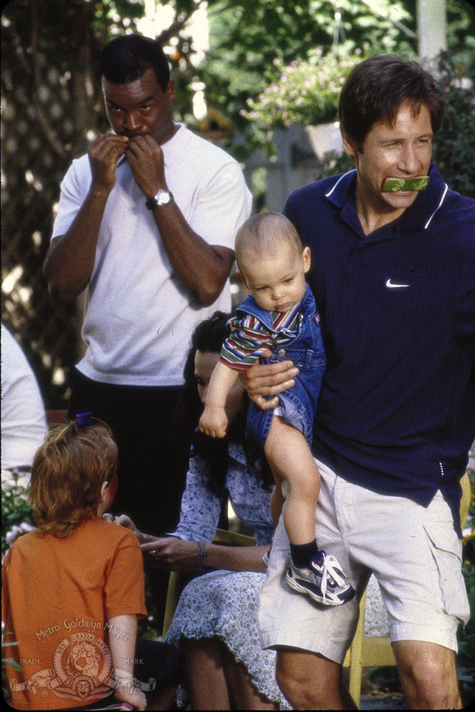 Still of David Duchovny and David Alan Grier in Return to Me (2000)