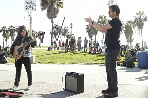 Still of David Duchovny and Madeleine Martin in Nuodemingoji Kalifornija (2007)