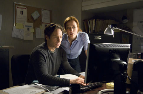 Still of Gillian Anderson and David Duchovny in The X Files: I Want to Believe (2008)