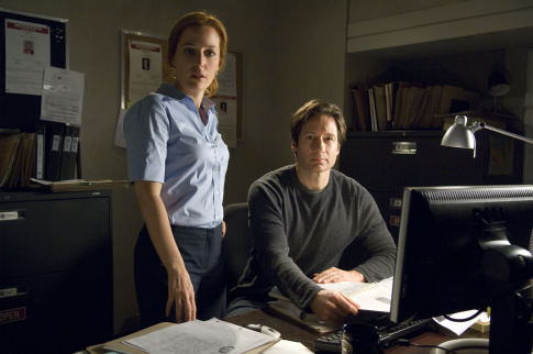 Still of Gillian Anderson and David Duchovny in The X Files: I Want to Believe (2008)