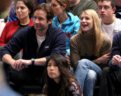 Claire Danes and David Duchovny