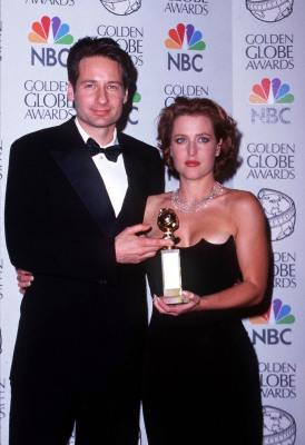 Gillian Anderson and David Duchovny