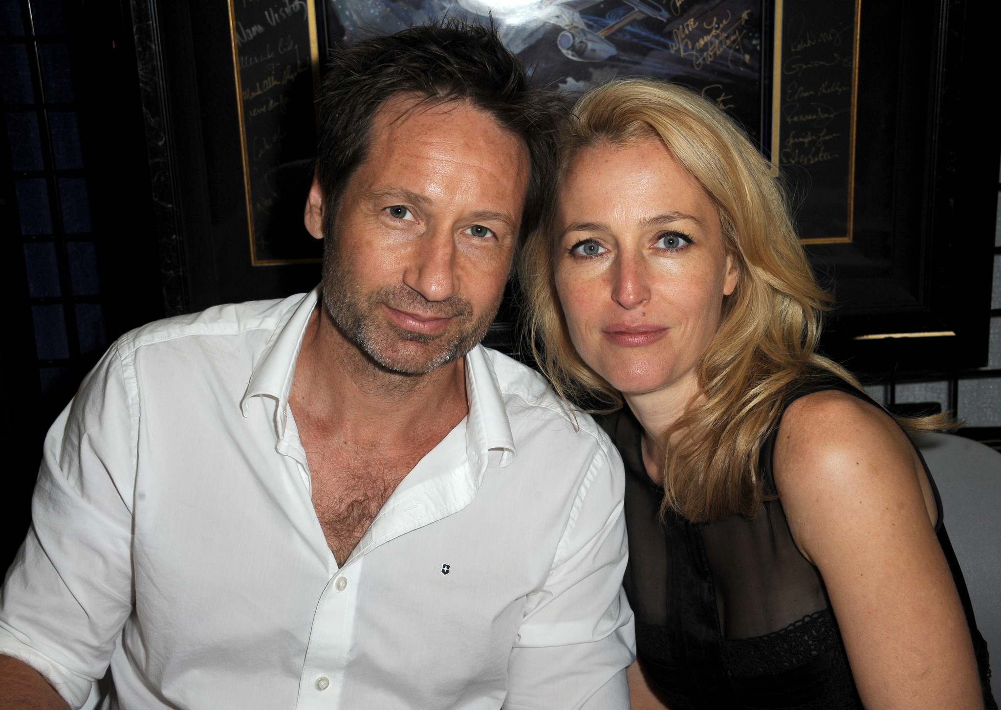 Gillian Anderson and David Duchovny at event of X failai (1993)