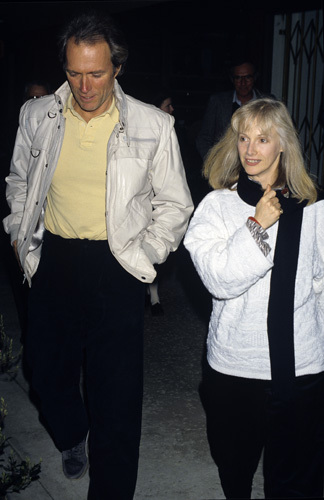 Clint Eastwood and Sandra Locke circa 1980s