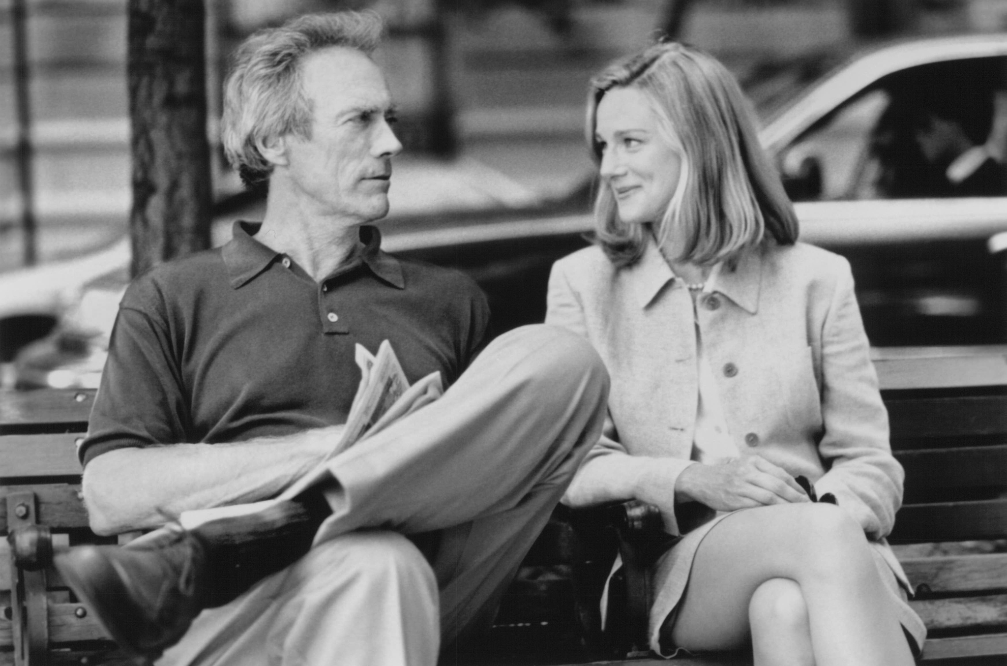 Still of Clint Eastwood and Laura Linney in Absolute Power (1997)