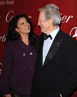 Clint Eastwood and Dina Eastwood