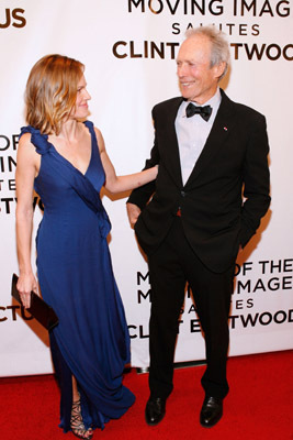 Clint Eastwood and Hilary Swank