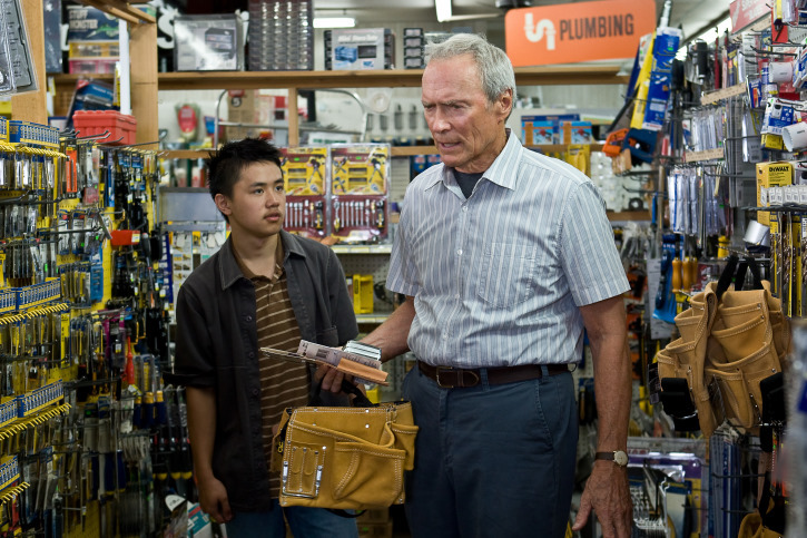 Still of Clint Eastwood and Bee Vang in Gran Torino (2008)