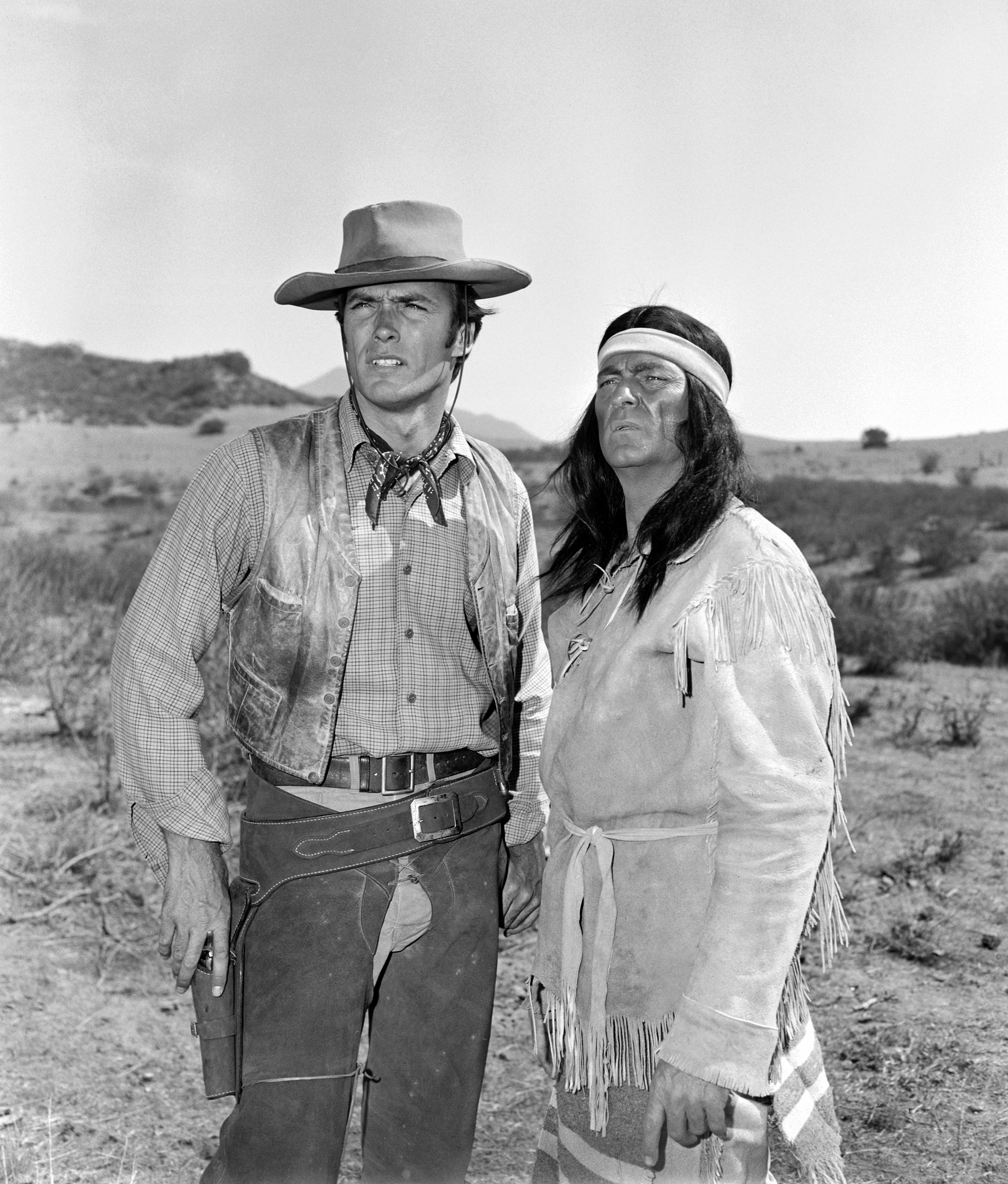 Still of Clint Eastwood and Guy Teague in Rawhide (1959)