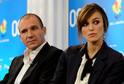 Ralph Fiennes and Keira Knightley at event of The Duchess (2008)
