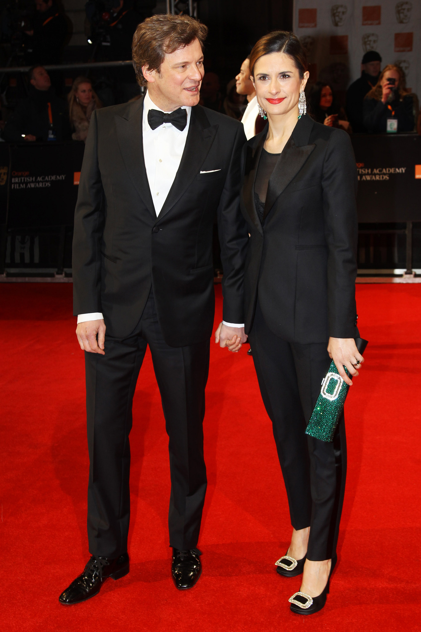 Colin Firth and Livia Giuggioli