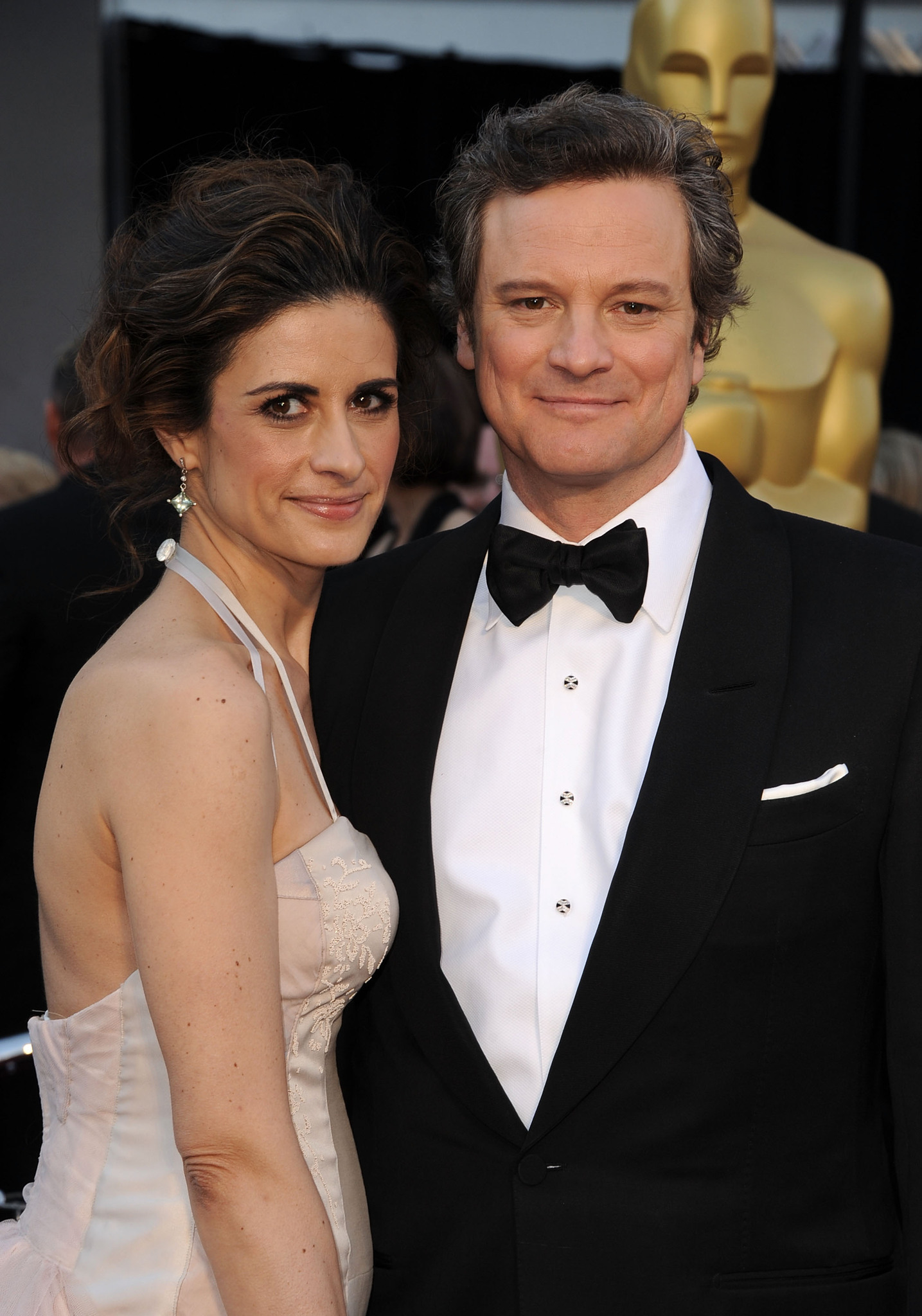 Colin Firth and Livia Giuggioli