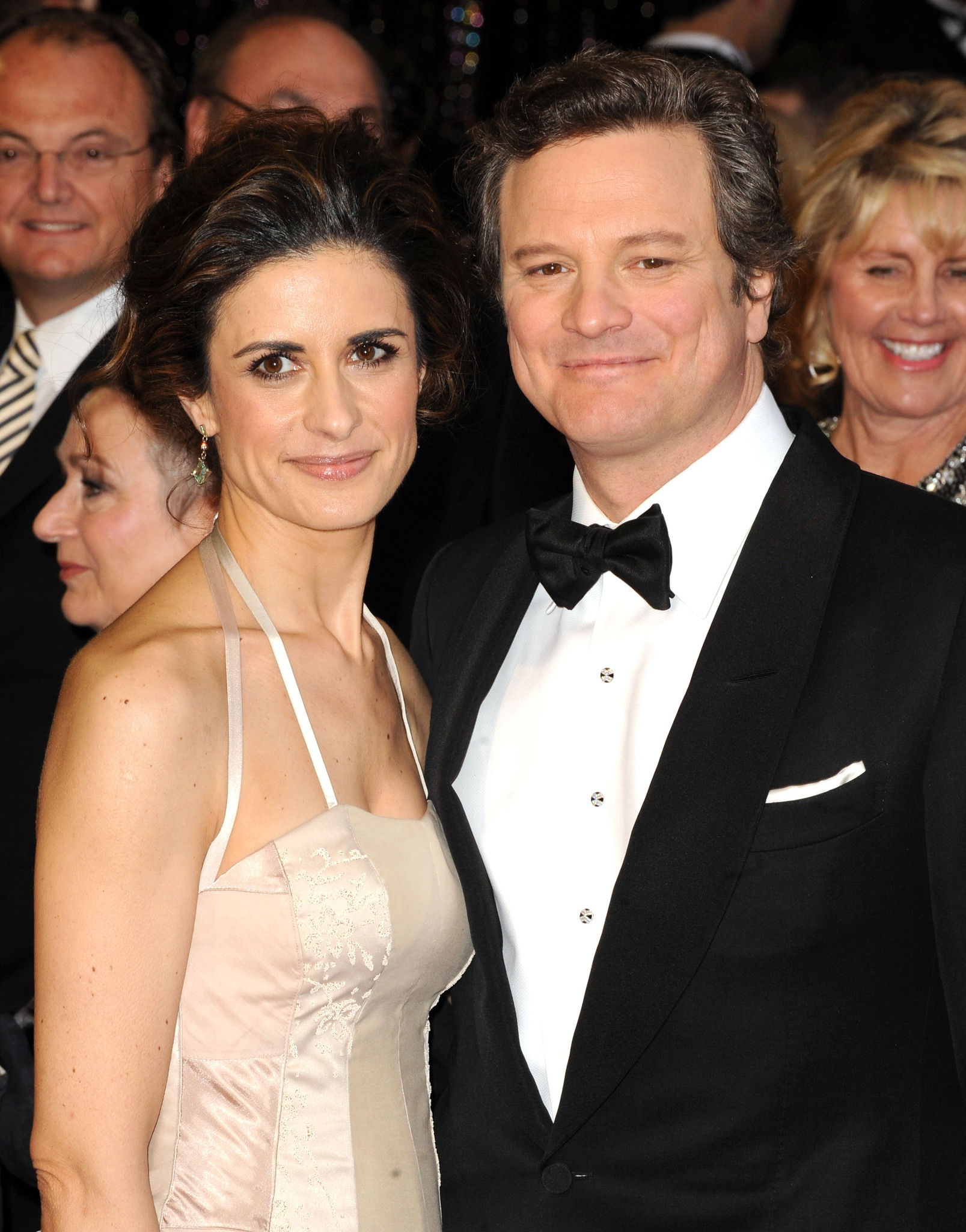 Colin Firth and Livia Giuggioli