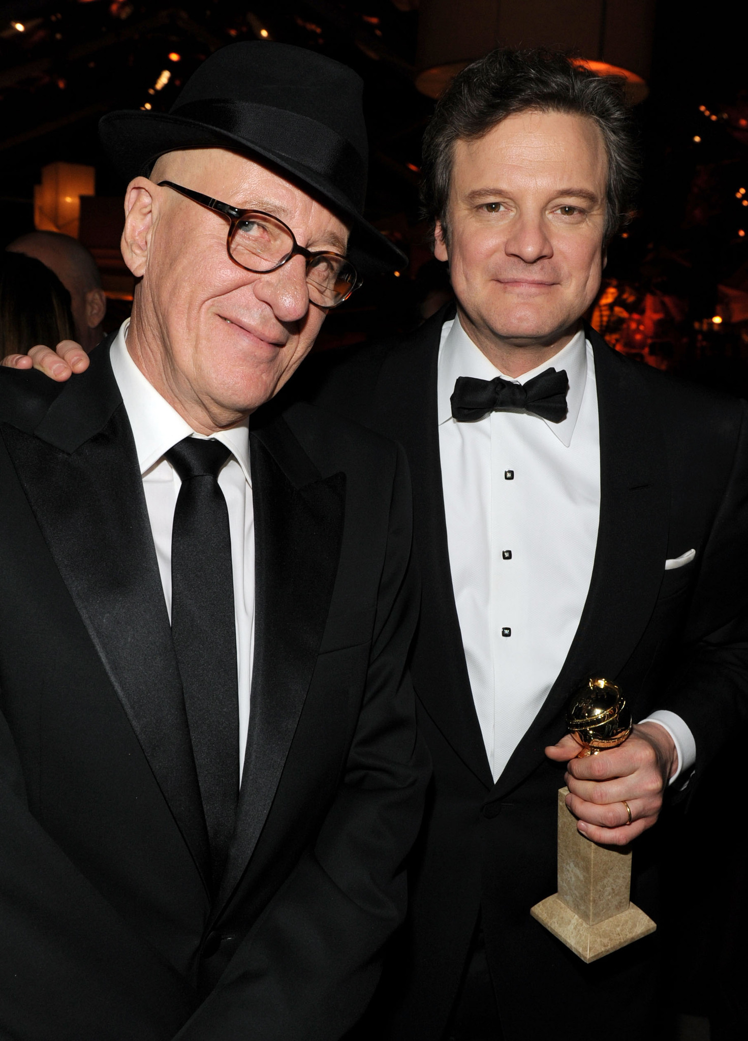 Colin Firth and Geoffrey Rush