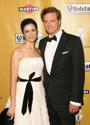 Colin Firth and Livia Giuggioli