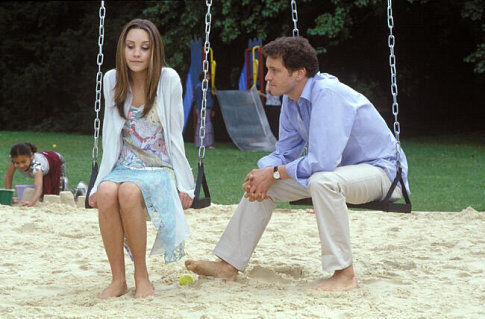 Still of Colin Firth and Amanda Bynes in What a Girl Wants (2003)