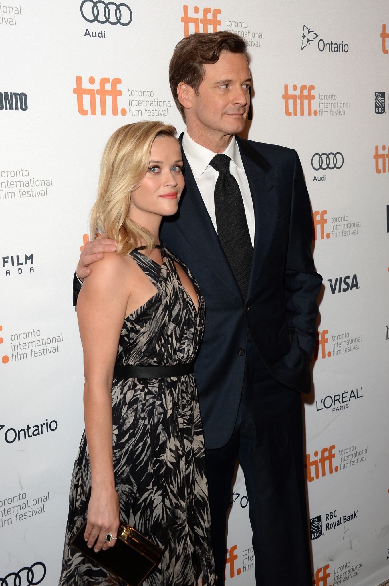Colin Firth and Reese Witherspoon at event of Devil's Knot (2013)