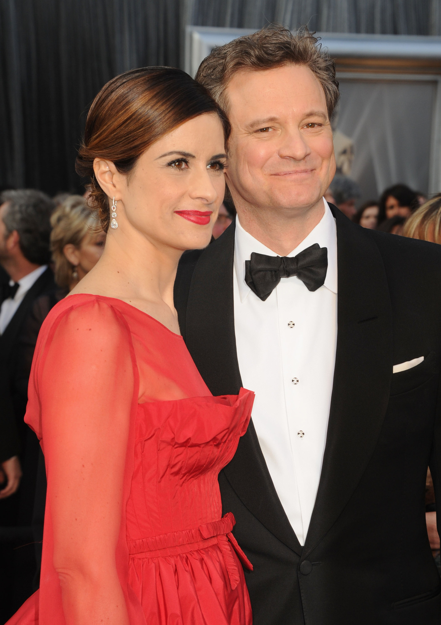 Colin Firth and Livia Giuggioli