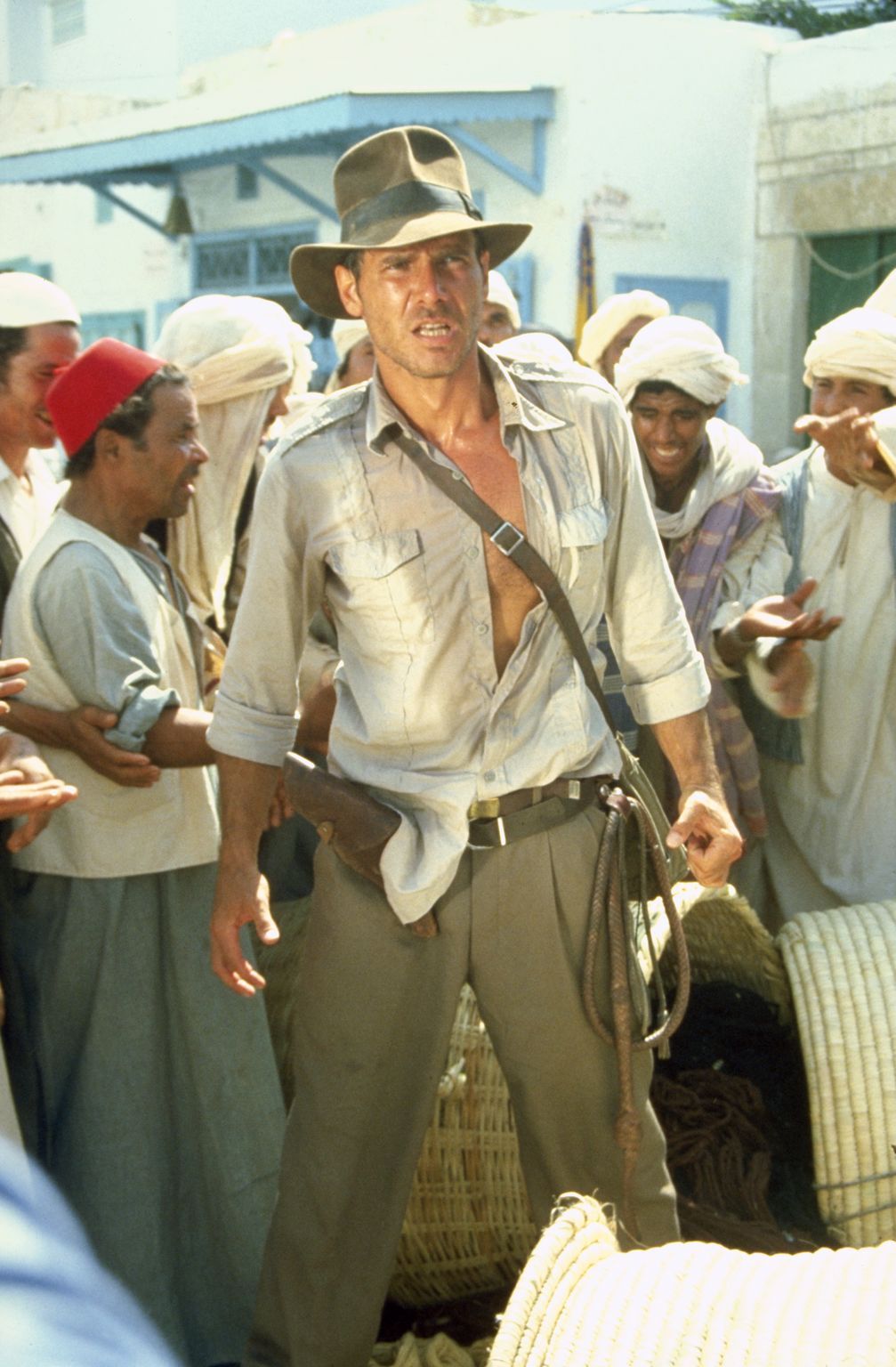 Still of Harrison Ford in Indiana Dzounsas ir dingusios Sandoros skrynios ieskotojai (1981)