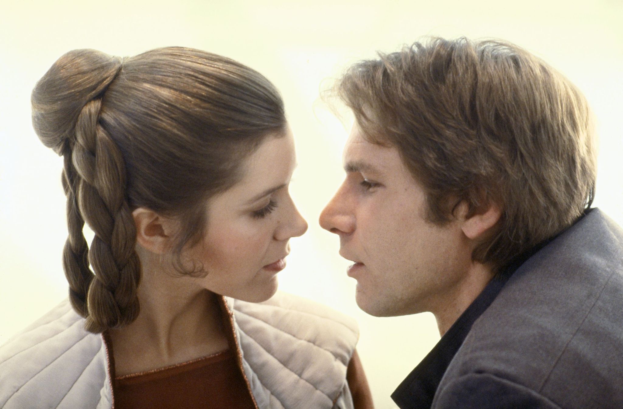 Still of Harrison Ford and Carrie Fisher in Zvaigzdziu karai. Imperija kontratakuoja (1980)