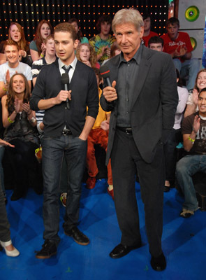 Harrison Ford and Shia LaBeouf